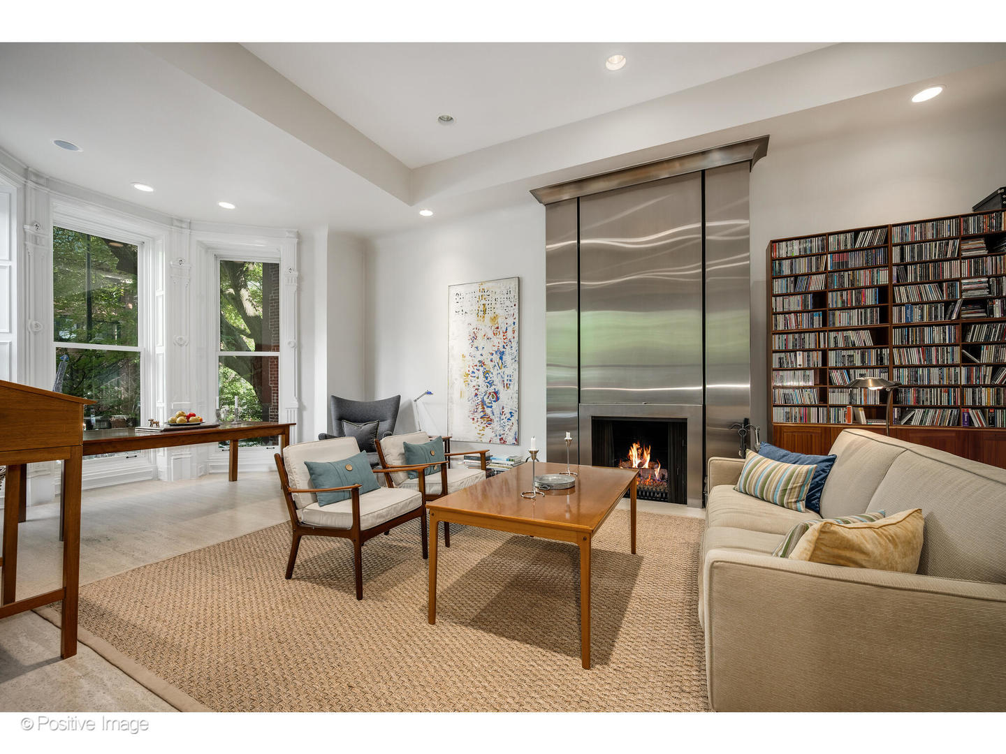 1434 North Dearborn Street Chicago, IL 60610 - Photo 8 of 67 a living room with furniture and a fireplace