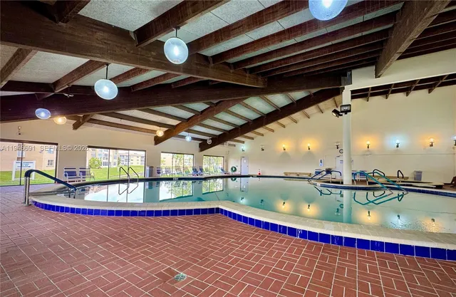 a view of a indoor swimming pool