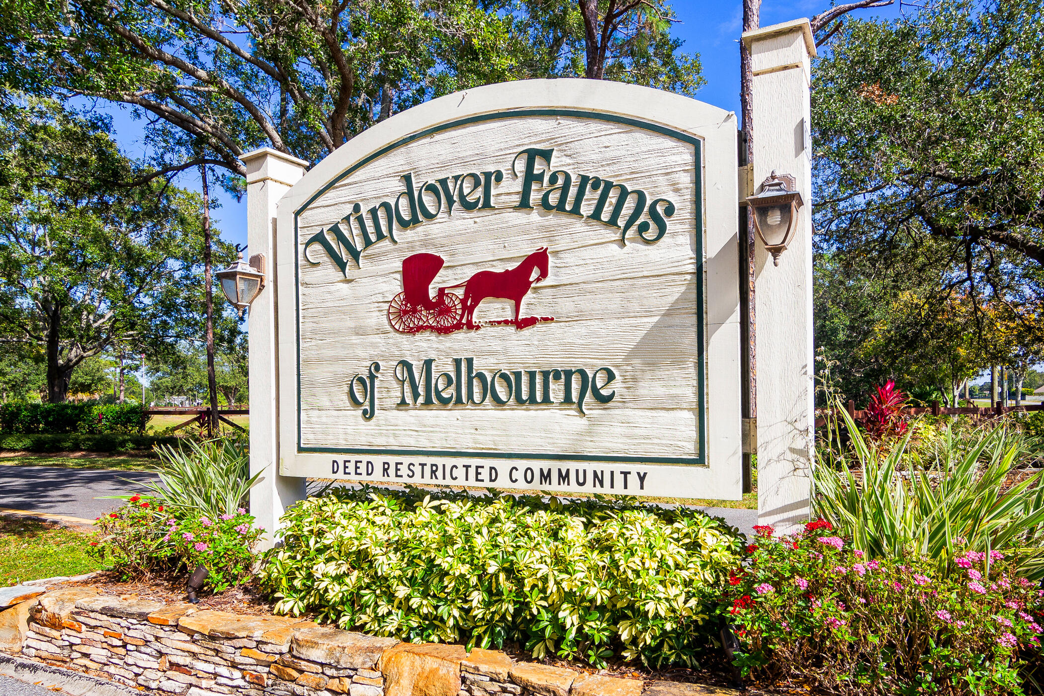 4179 Sparrow Hawk Road Melbourne, FL 32934 - Photo 11 of 26 a sign on the side of a building