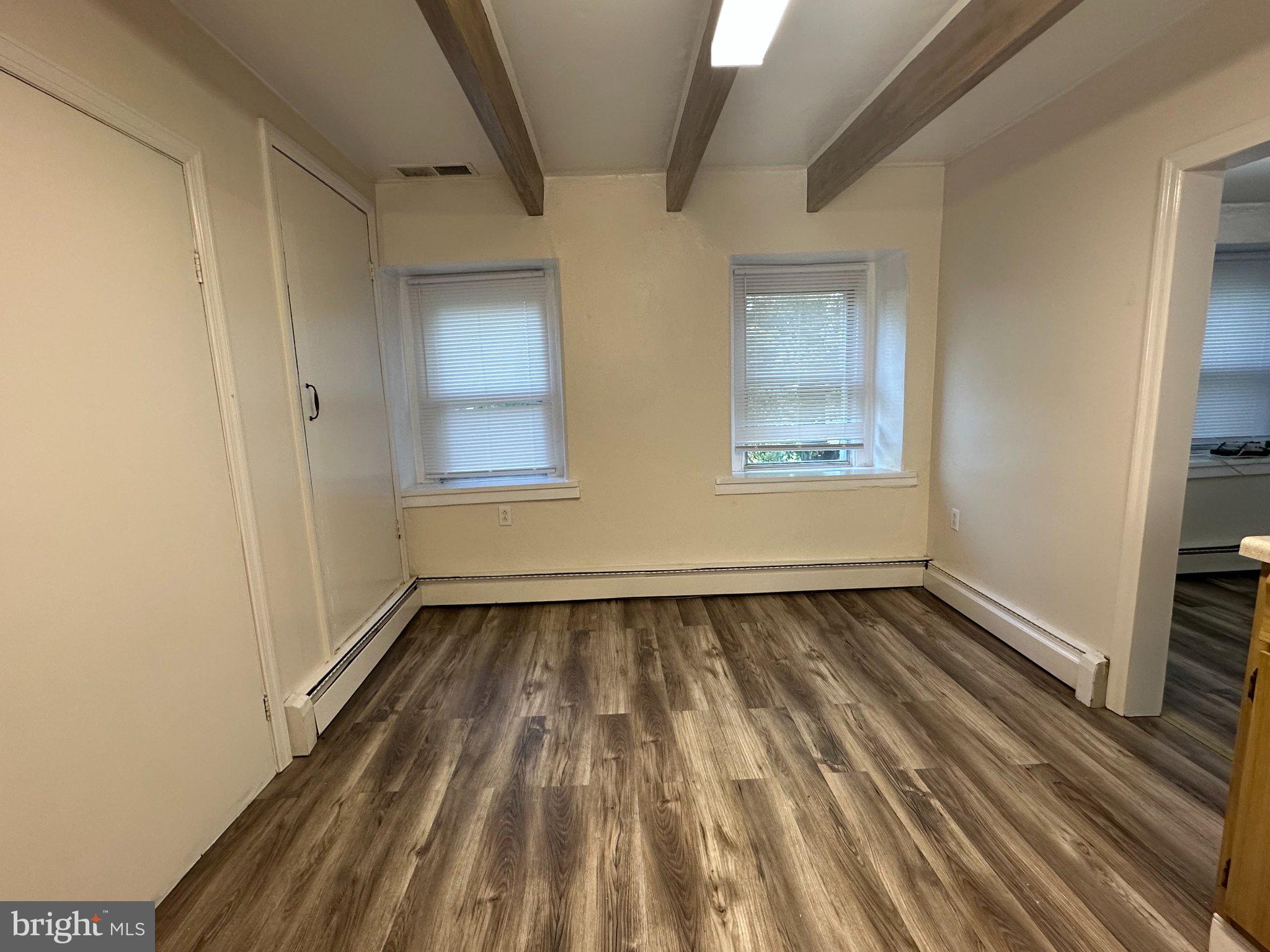 1815 Kratz Road, Unit B Perkiomenville, PA 18074 - Photo 3 of 14 Dining area with rustic beams