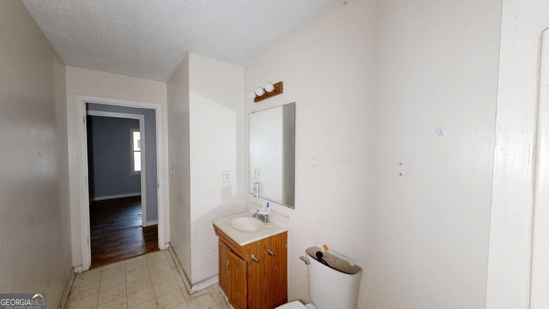 1225 Coppermine Road Buchanan, GA 30113 - Photo 21 of 29 a bathroom with a sink and a mirror