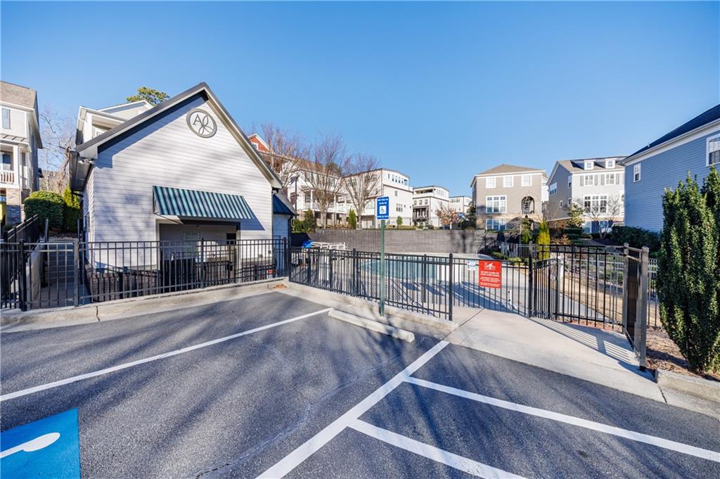 2067 Wheaton Way Atlanta, GA 30328 - Photo 64 of 64 a view of a terrace with wooden floor and city view