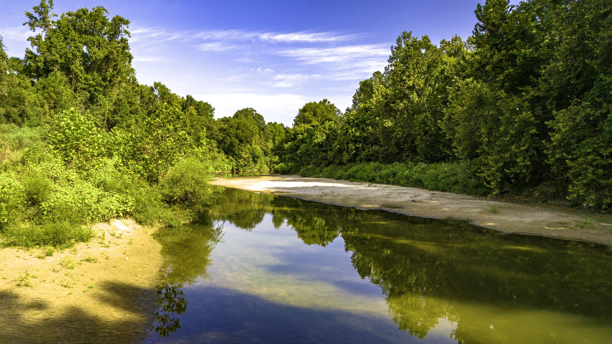 Tbd Garner Road Goodrich, TX 77335 - Photo 6 of 22 a view of a lake with a yard