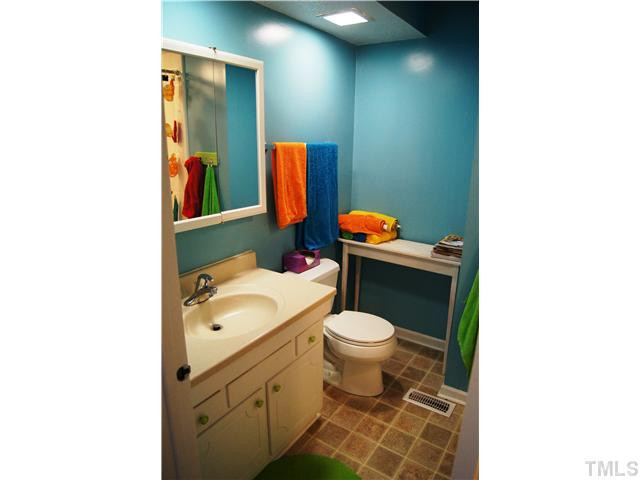 5822 Newhall Road Durham, NC 27713 - Photo 17 of 25 Upgraded Bathroom Sink Faucets, Fixtures and Low Flow Toilet. Bathroom