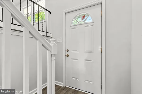 a view of front door with hallway