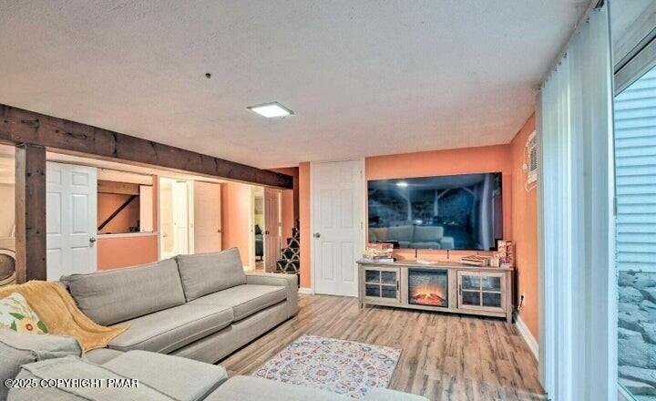 479 Mountain Road Albrightsville, PA 18210 - Photo 20 of 30 a living room with furniture and a flat screen tv