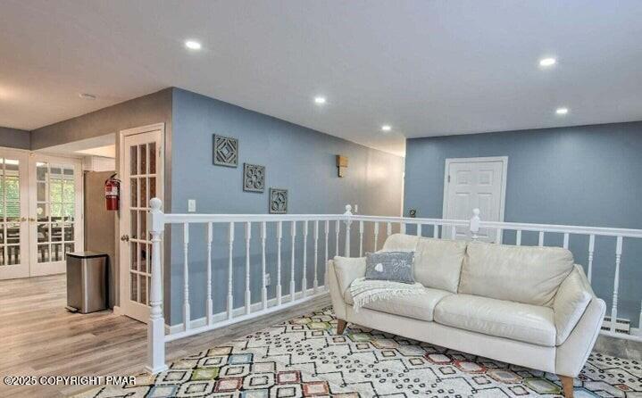 479 Mountain Road Albrightsville, PA 18210 - Photo 8 of 30 a living room with furniture and a rug