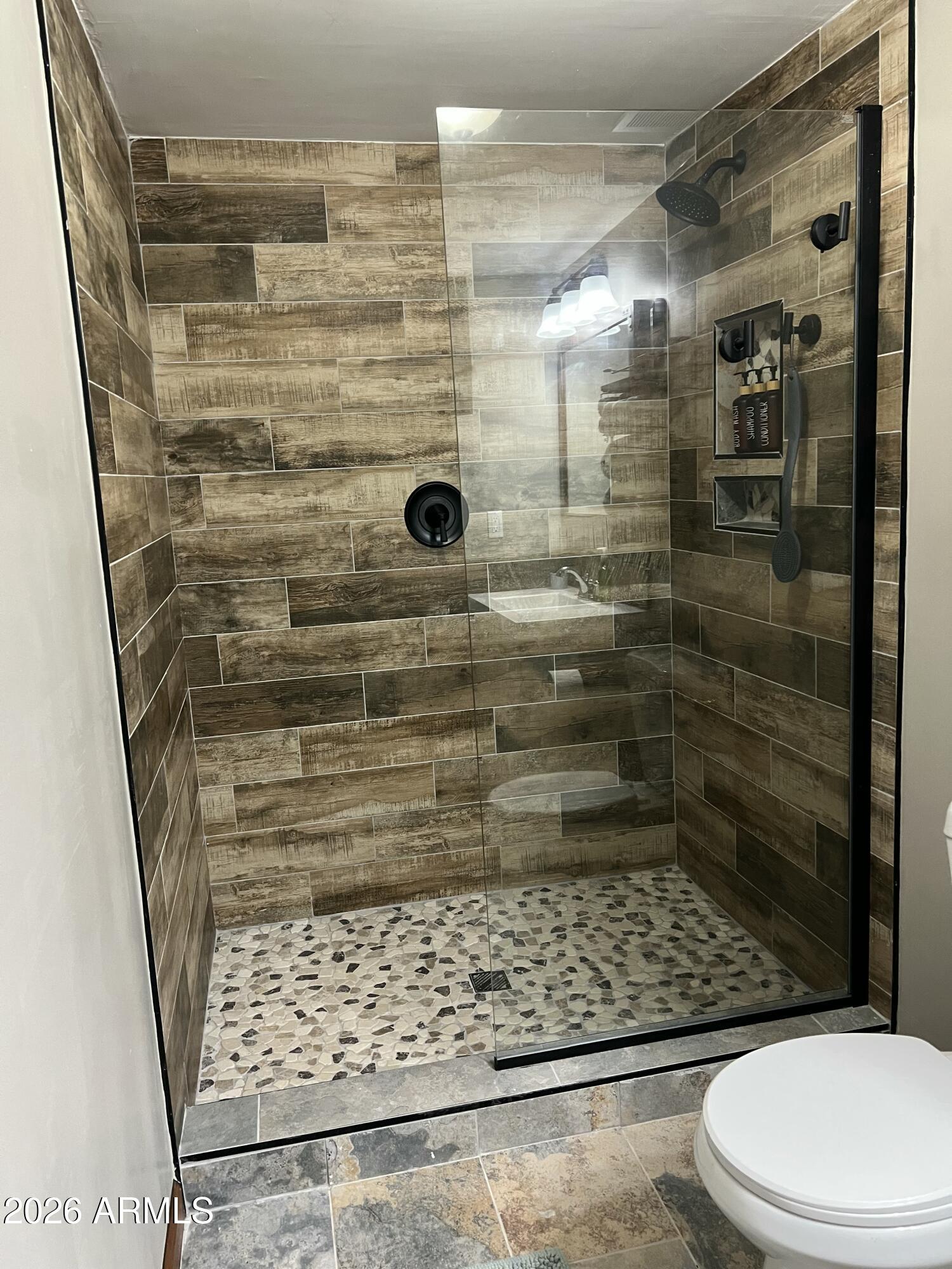 52510 Williams Road Aguila, AZ 85320 - Photo 40 of 62 a bathroom with a shower and toilet