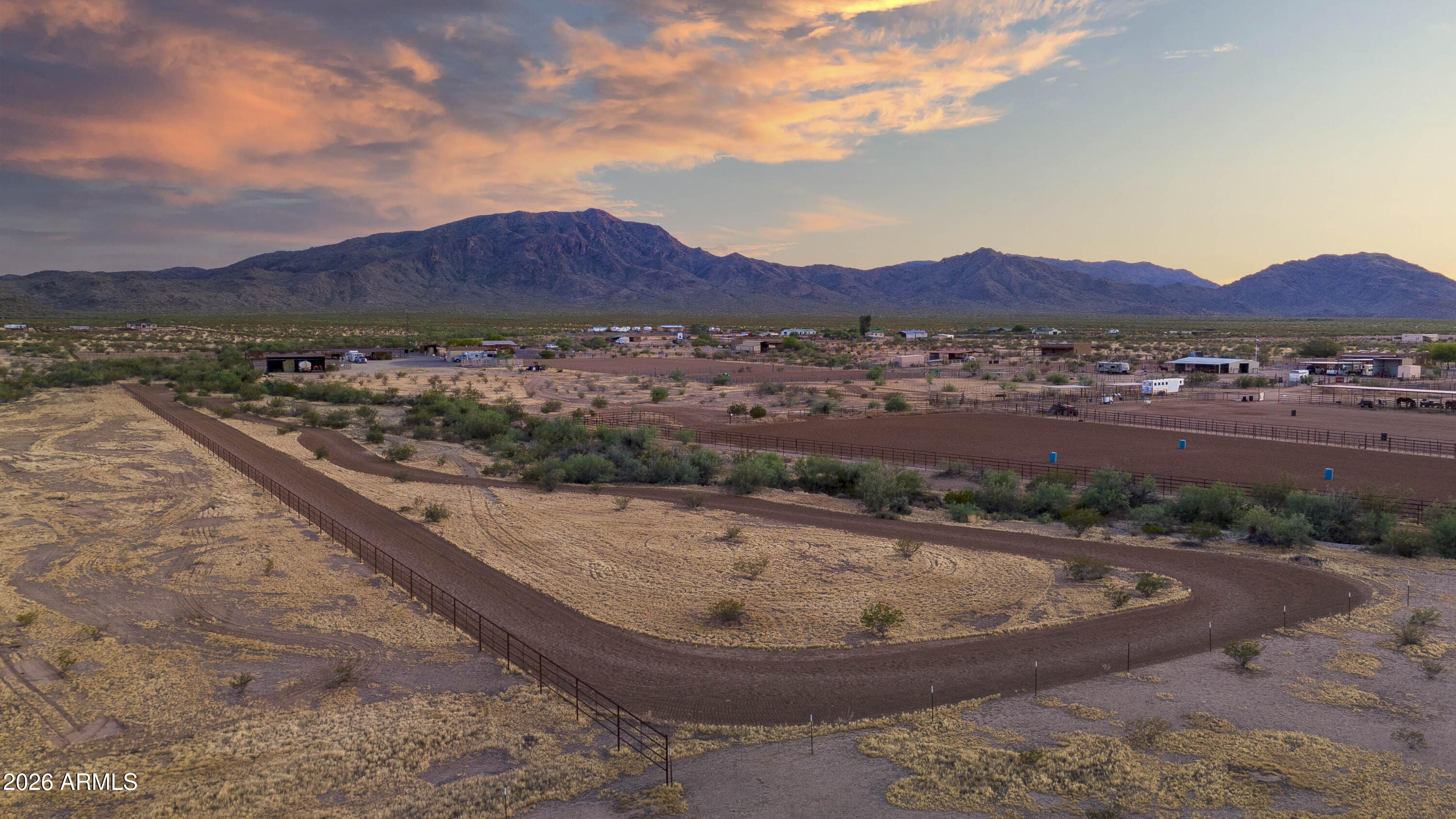 52510 Williams Road Aguila, AZ 85320 - Photo 6 of 62 a view of a terrace with a mountain