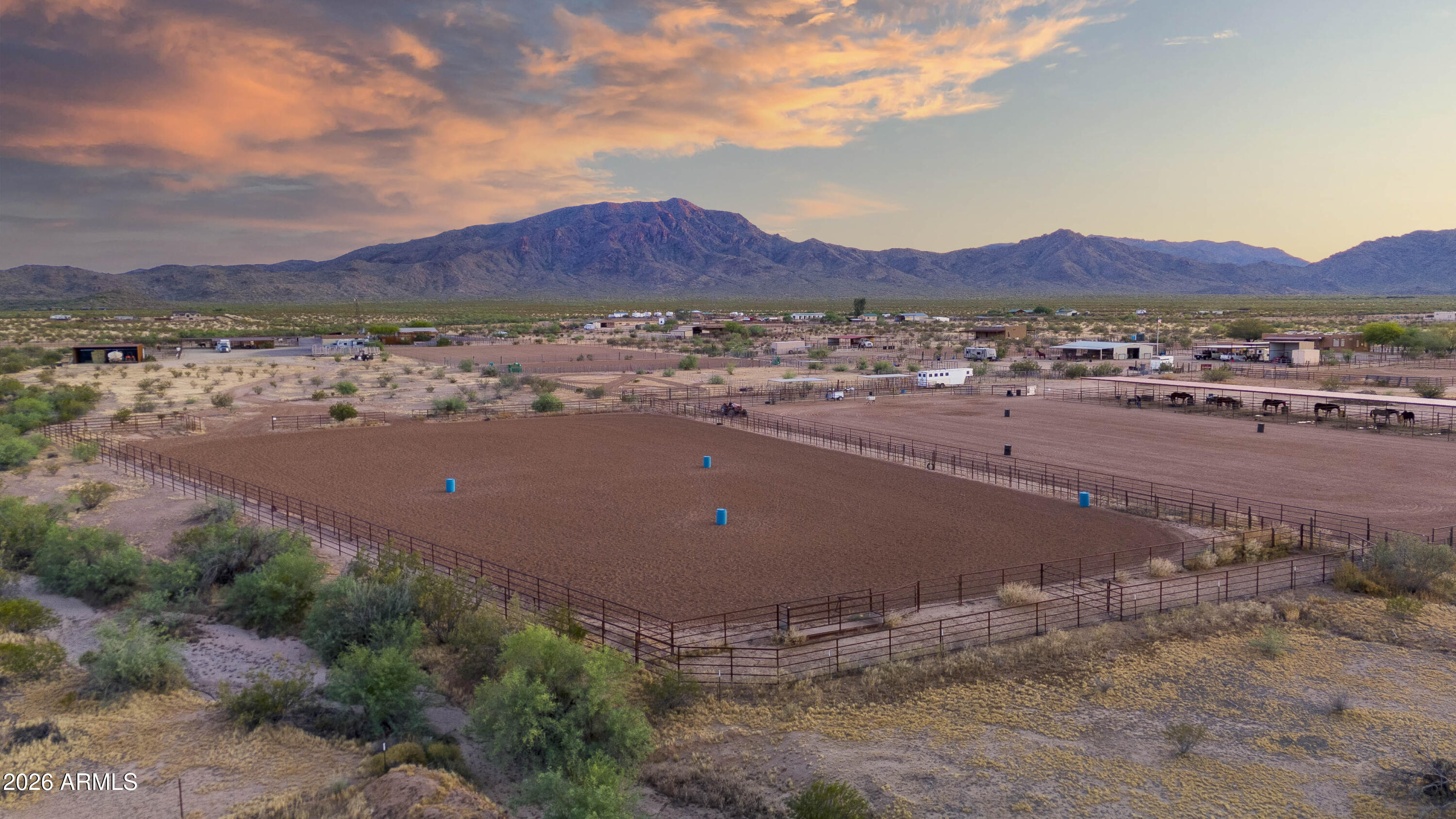 52510 Williams Road Aguila, AZ 85320 - Photo 7 of 62 a view of a big yard with an outdoor seating