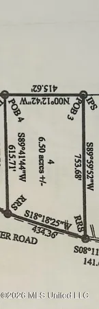 $42,250 | Lot #4 Jessie Stogner Road, Sandy Hook, MS 39478