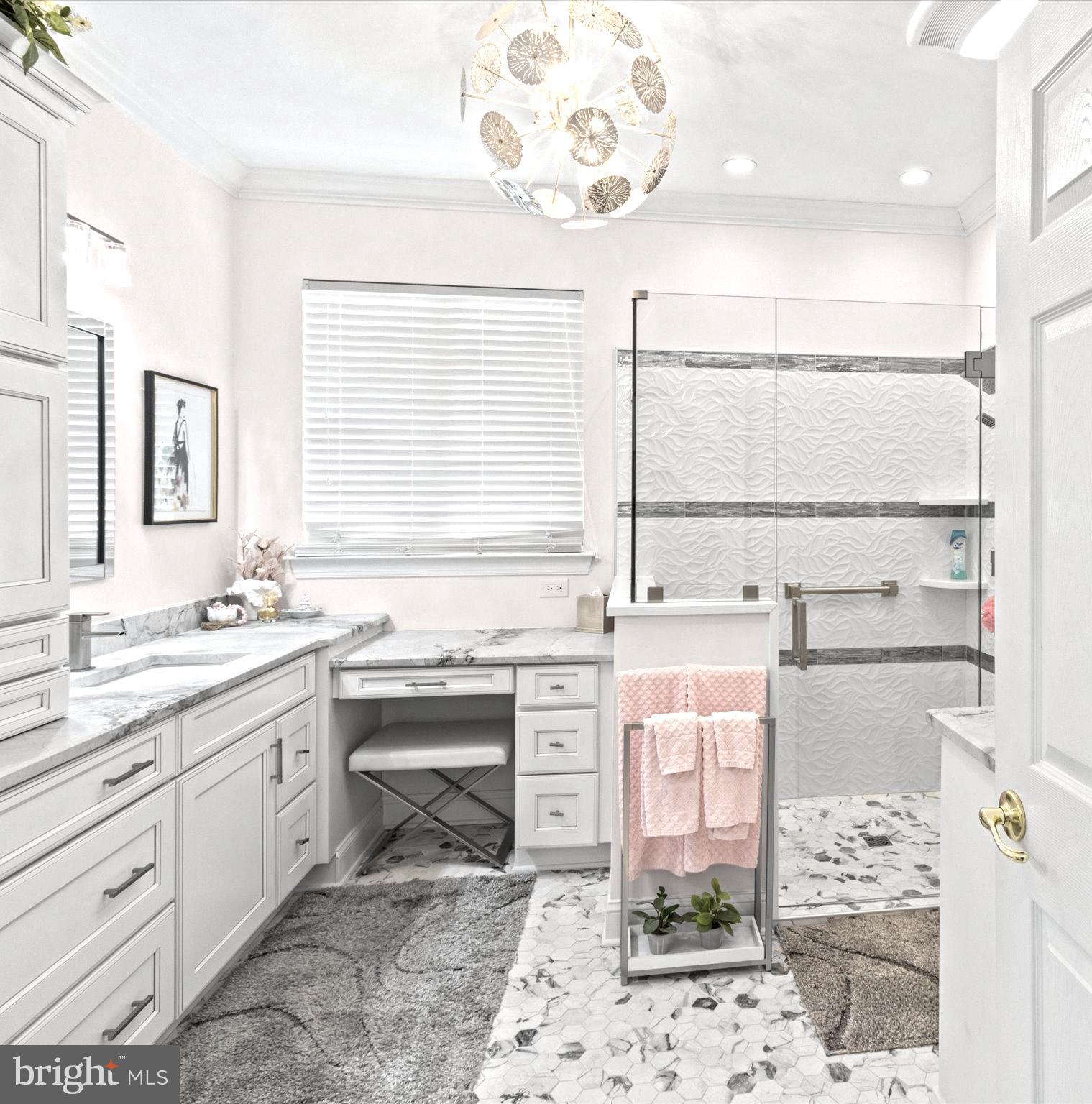 6 Marbella Court Hamilton, NJ 08691 - Photo 26 of 46 a spacious bathroom with a double vanity sink mirror and