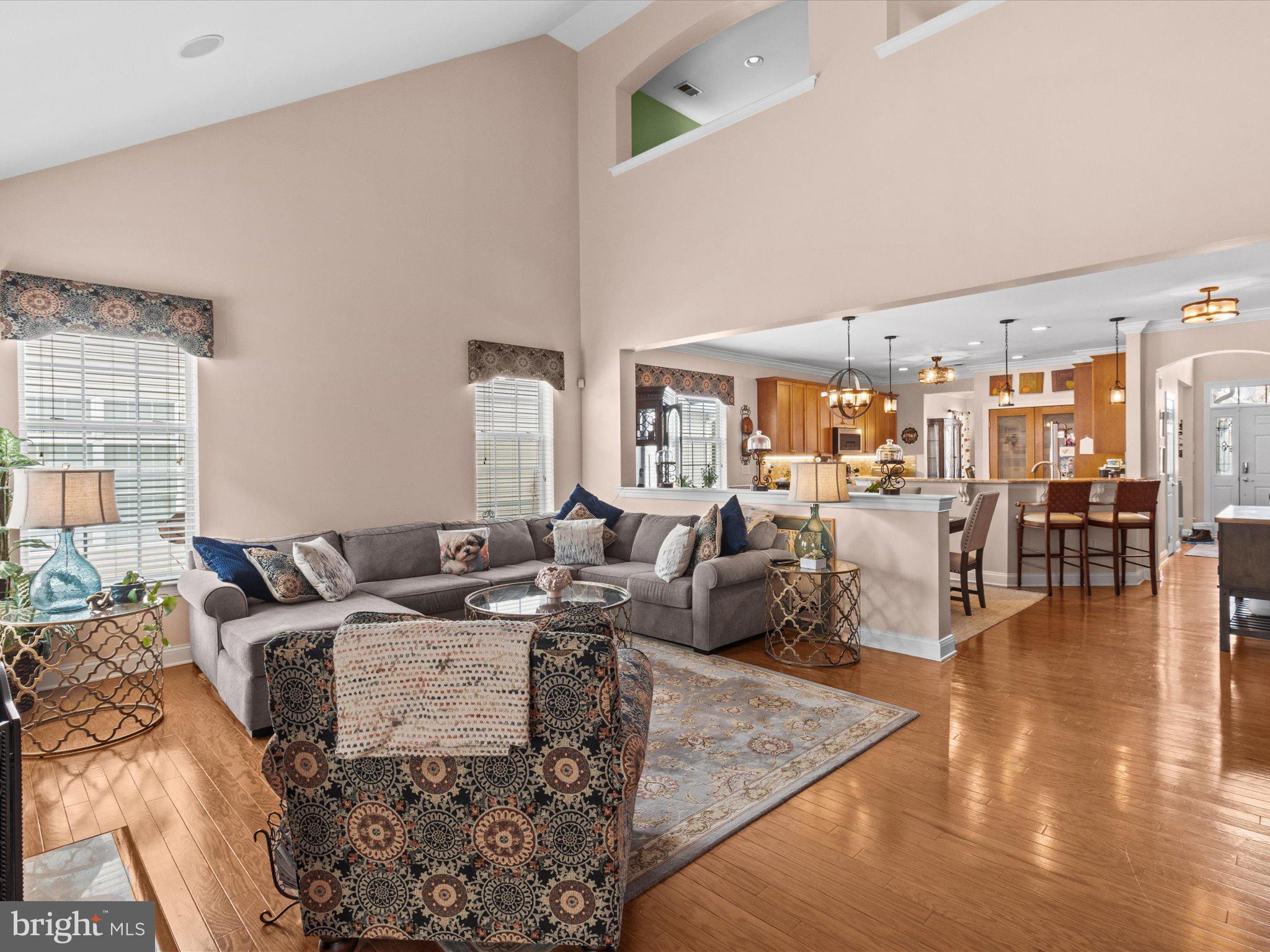 6 Marbella Court Hamilton, NJ 08691 - Photo 5 of 46 a living room with furniture and wooden floor