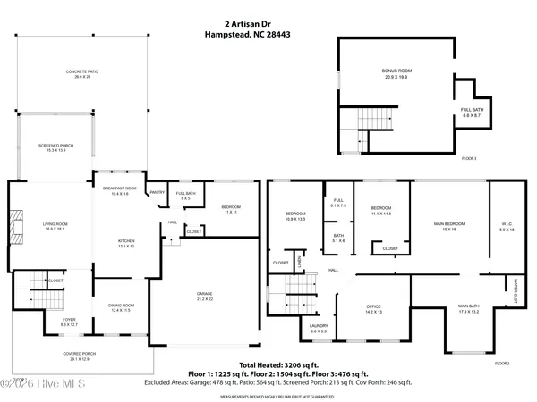 $649,900 | 2 Artisan Drive, Hampstead, NC 28443