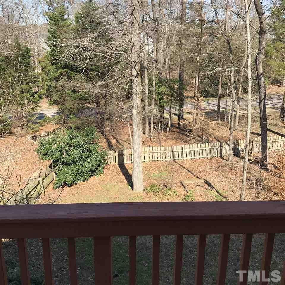 2421 Springfield Park Drive Raleigh, NC 27614 - Photo 23 of 30 beautiful view from the top deck. Lots of foliage will grow during the spring and summer months.