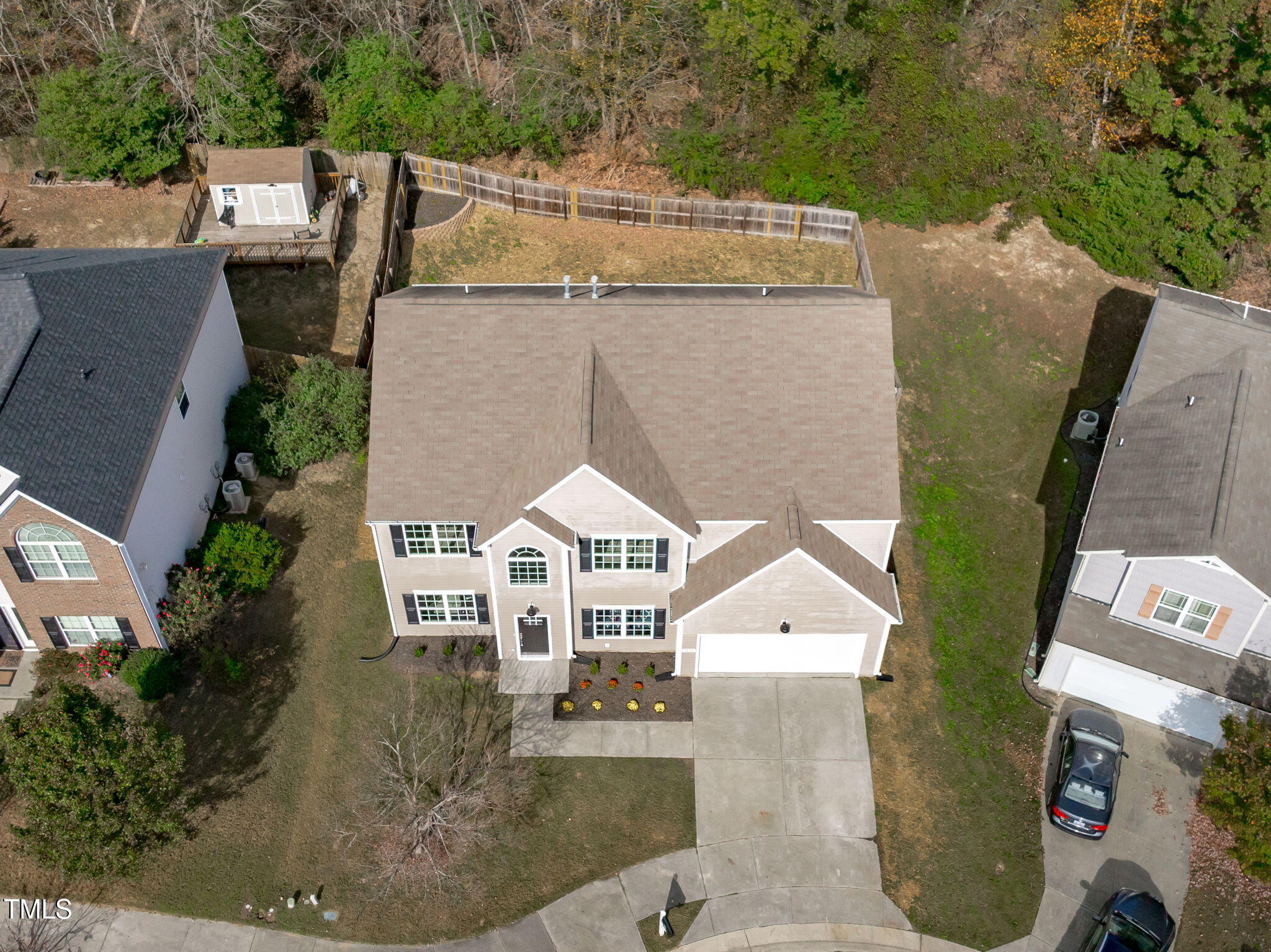 5209 Chasteal Trail Raleigh, NC 27610 - Photo 47 of 48 Aerial View