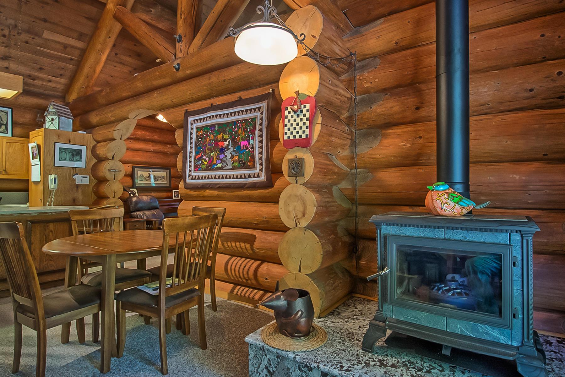 8208 Ritts Mill Road Shingletown, CA 96088 - Photo 12 of 27 Newer Log Stove
