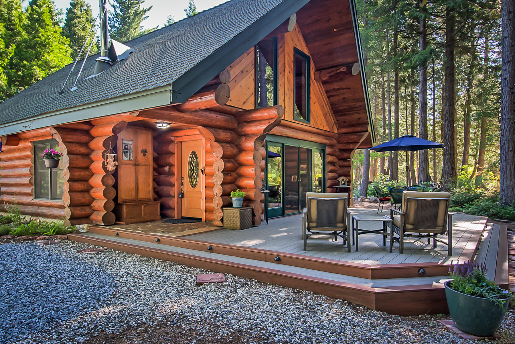 8208 Ritts Mill Road Shingletown, CA 96088 - Photo 2 of 27 Hand-hewn Logs