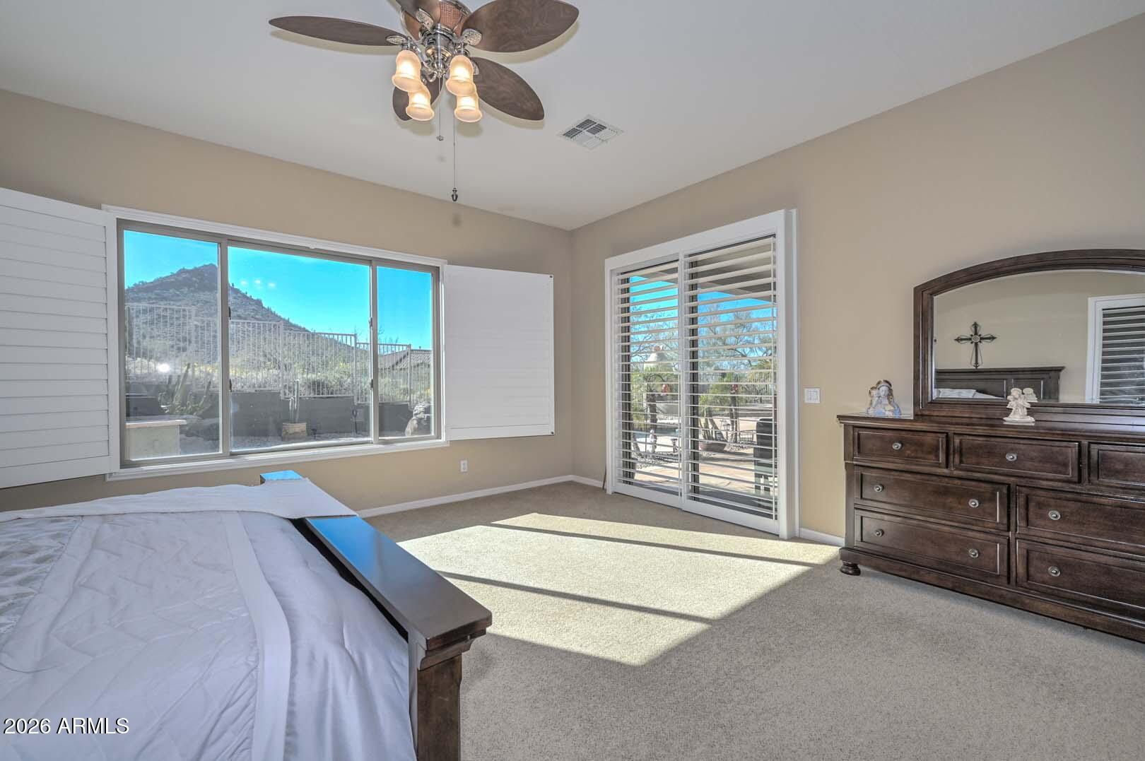6133 West Fetlock Trail Phoenix, AZ 85083 - Photo 42 of 66 Primary Bedroom-Mountain View