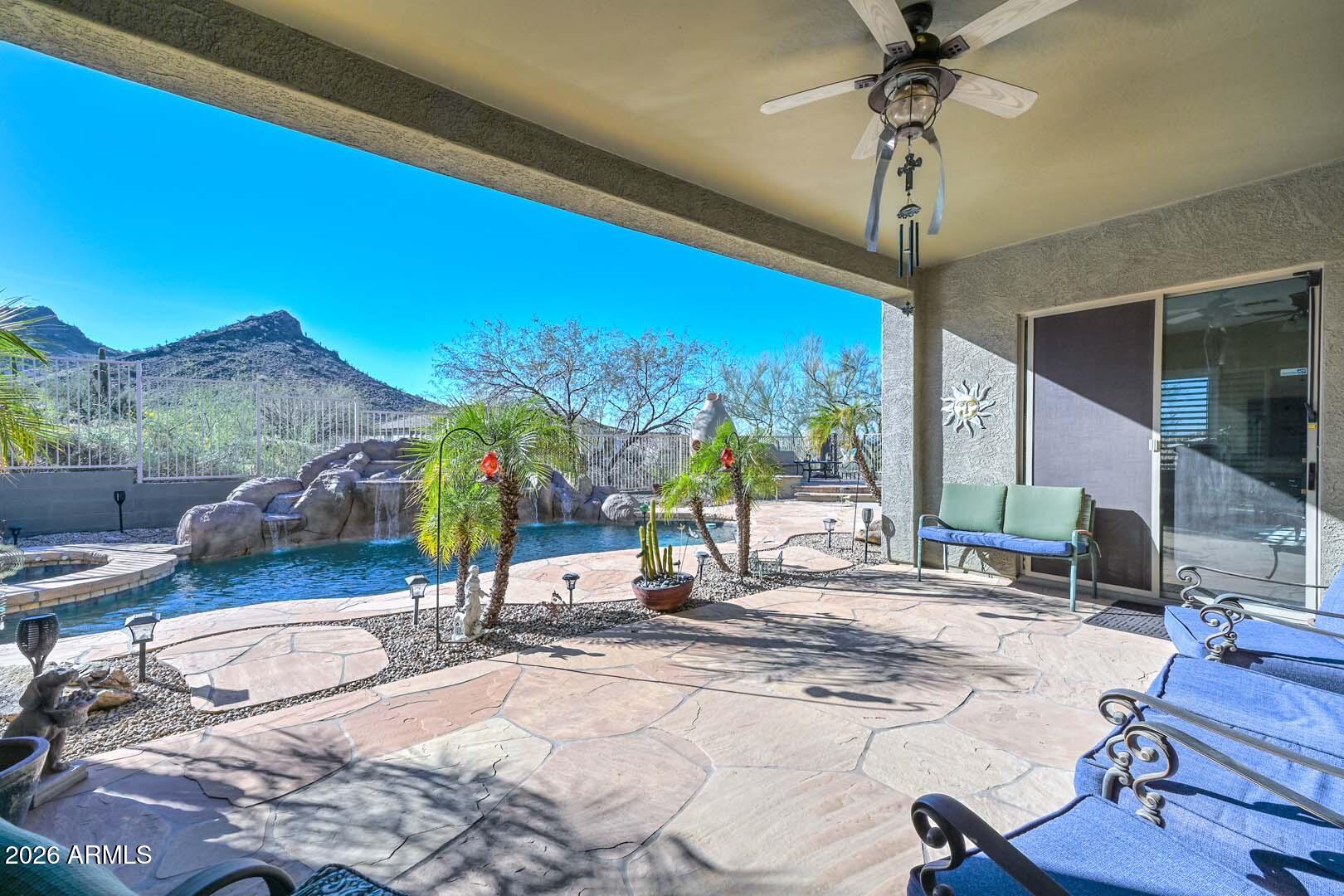6133 West Fetlock Trail Phoenix, AZ 85083 - Photo 60 of 66 Covered Patio-Backyard