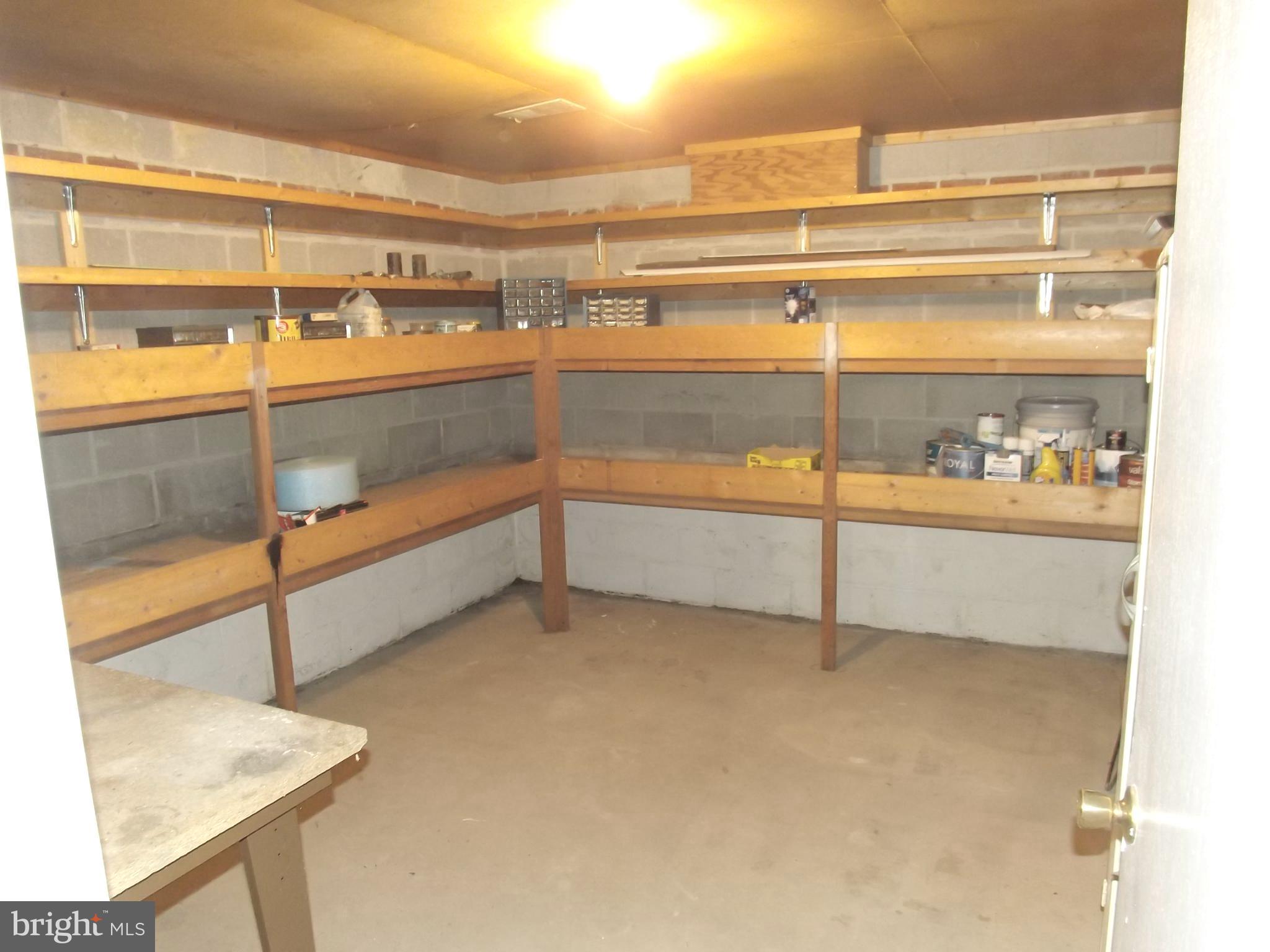 9901 Dangerfield Road Clinton, MD 20735 - Photo 19 of 39 Work shop room with shelves