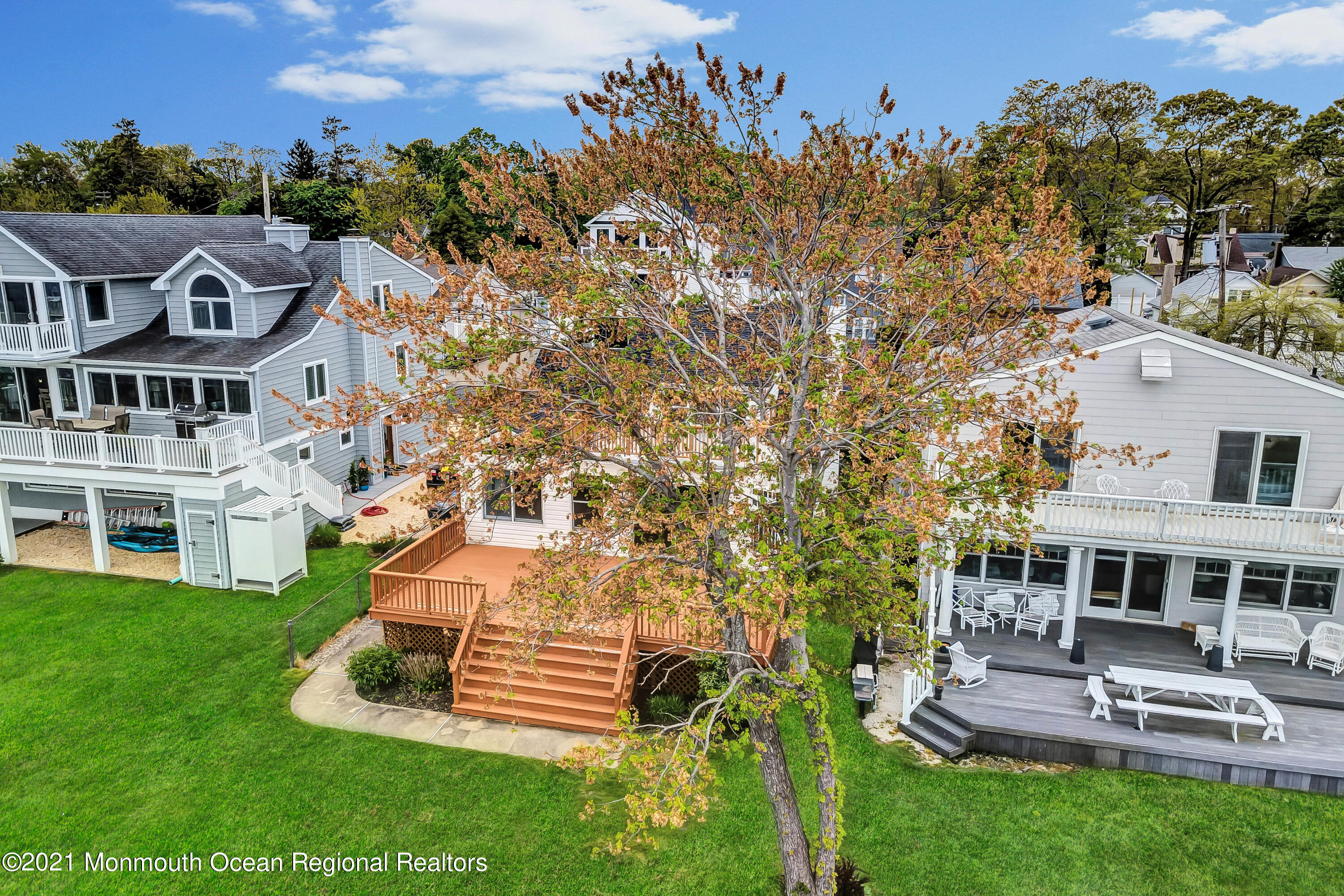 65 Metedeconk Road Brick, NJ 08723 - Photo 12 of 67 an aerial view of a house with swimming pool and garden