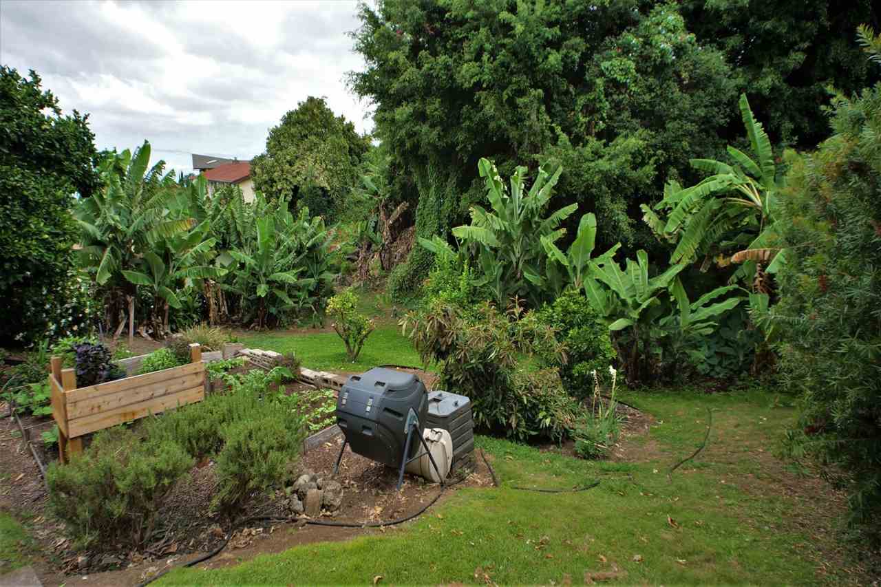 26 Manu Street Kula, HI 96790 - Photo 28 of 30 a view of backyard with plants and outdoor seating