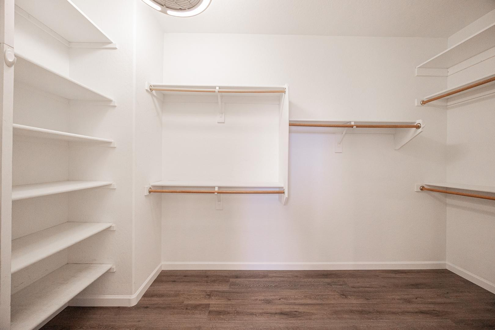 6539 West Jomax Road Phoenix, AZ 85083 - Photo 21 of 39 a view of an empty walk in closet