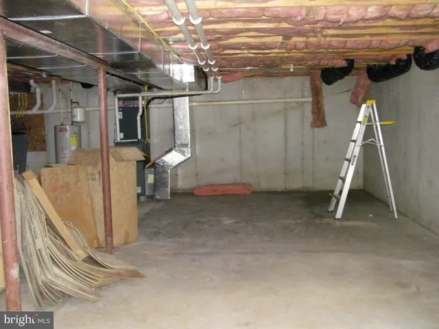 a view of storage and utility room