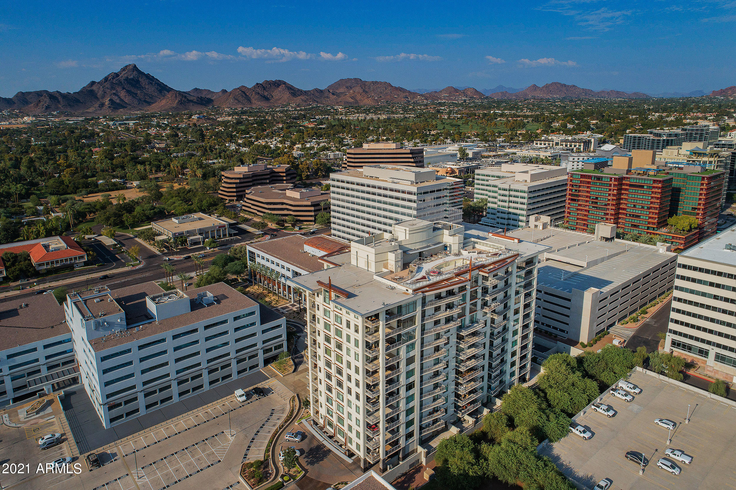2211 East Camelback Road, Unit 602 Phoenix, AZ 85016 - Photo 30 of 36 Drone Looking NE