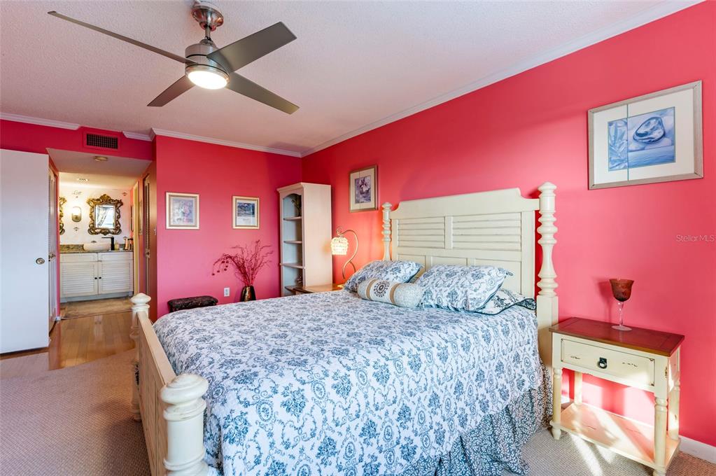 9 Haig Place, Unit 801 Dunedin, FL 34698 - Photo 26 of 36 a bedroom with a bed dresser and a window