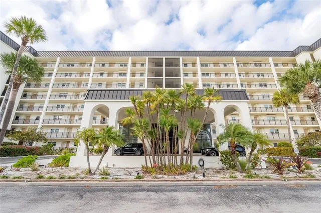 a front view of a building