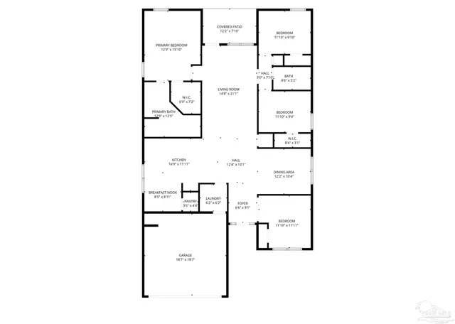 a picture of a bench in front of door