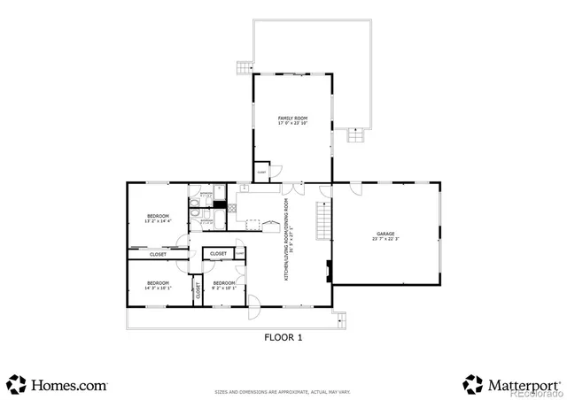 a picture of a floor plan