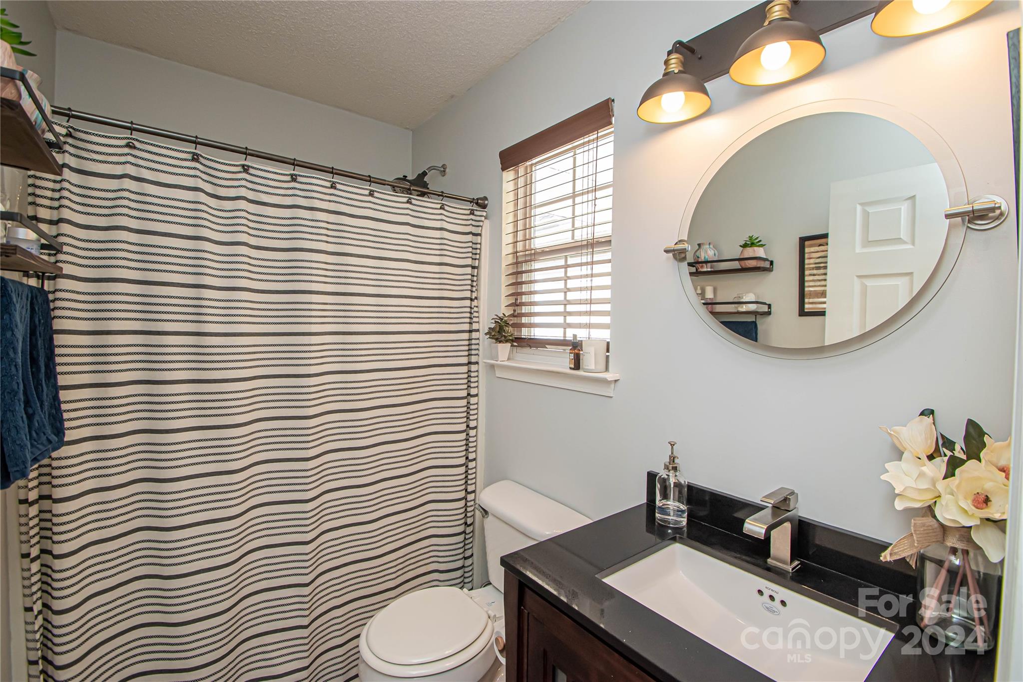 10135 Faires Farm Road Charlotte, NC 28213 - Photo 24 of 31 a bathroom with a toilet a sink and mirror