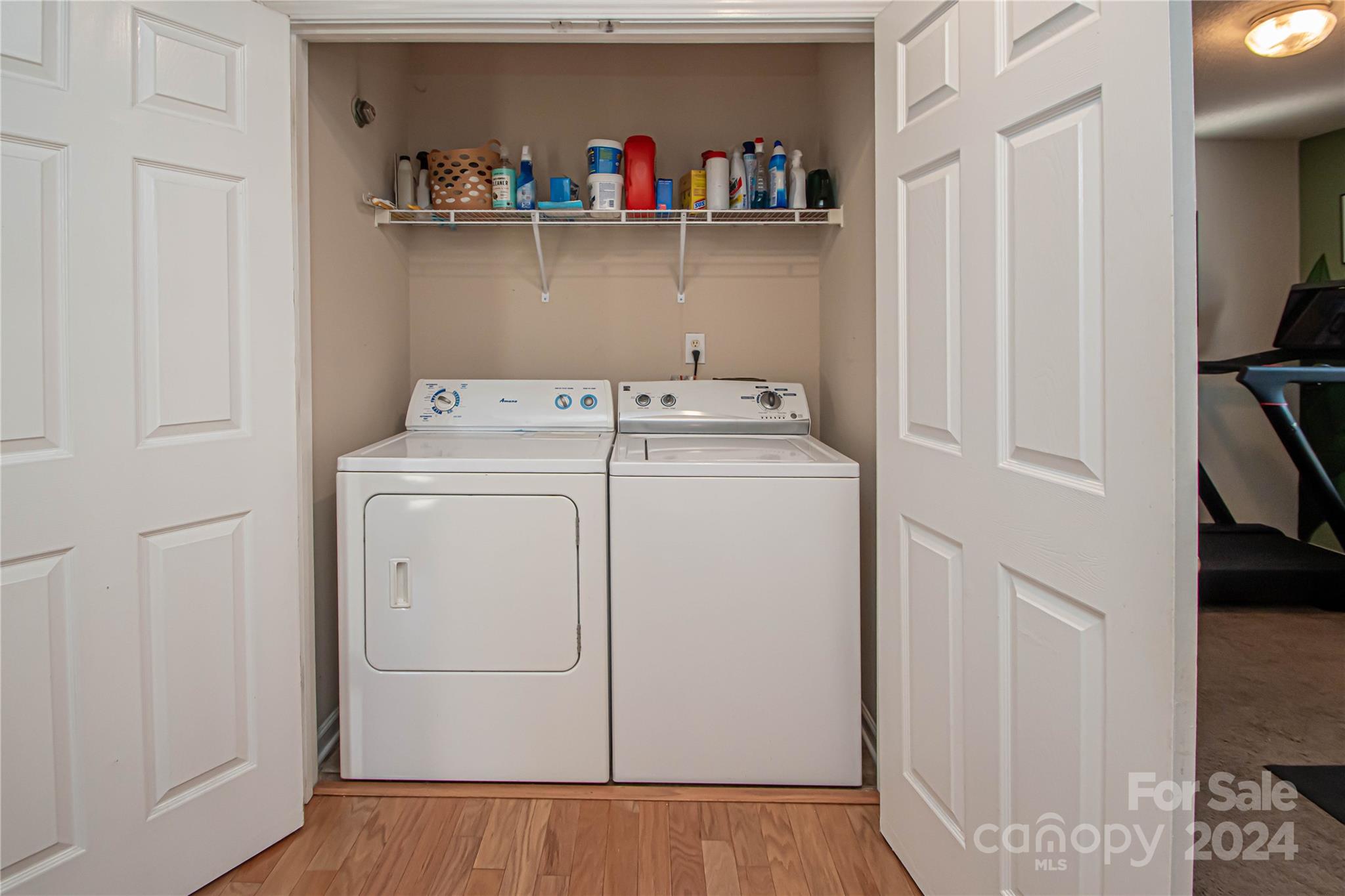10135 Faires Farm Road Charlotte, NC 28213 - Photo 25 of 31 a view of storage and utility room with washer and dryer