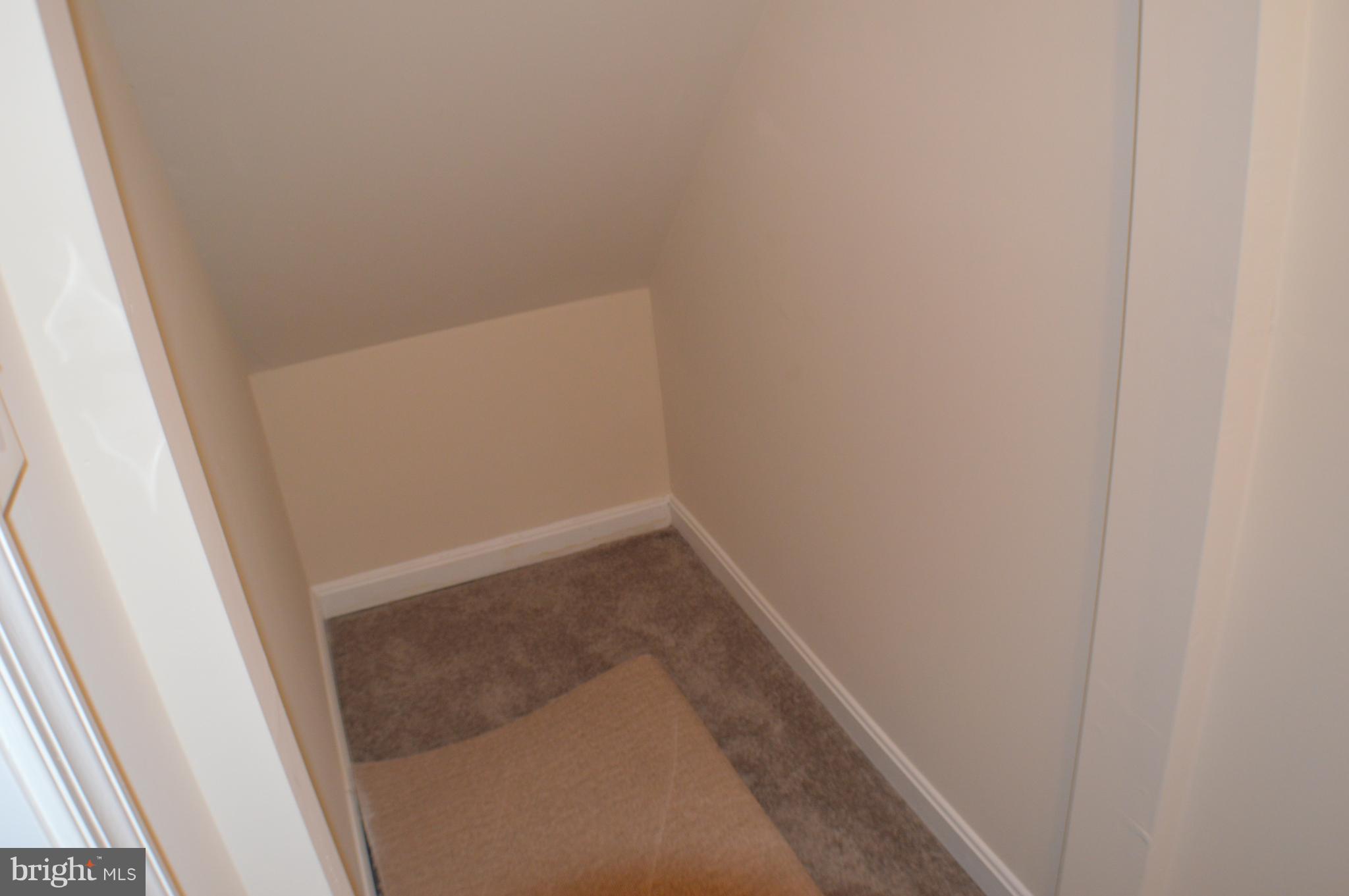 2802 Garnet Road Baltimore, MD 21234 - Photo 45 of 58 AREA UNDER STAIRS IS FINISHED STORAGE WITH LIGHT
