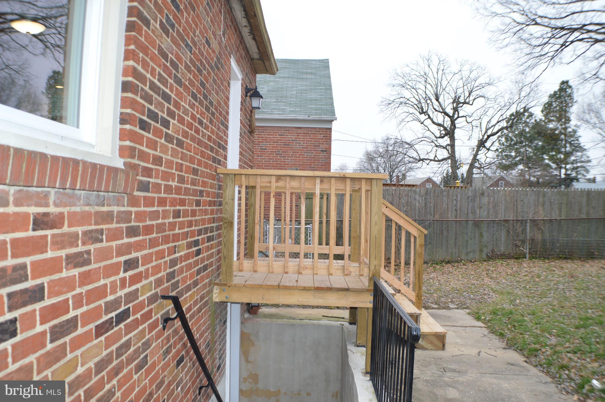 2802 Garnet Road Baltimore, MD 21234 - Photo 7 of 58 REAR PORCH OVER TOP OF BASEMENT EXIT