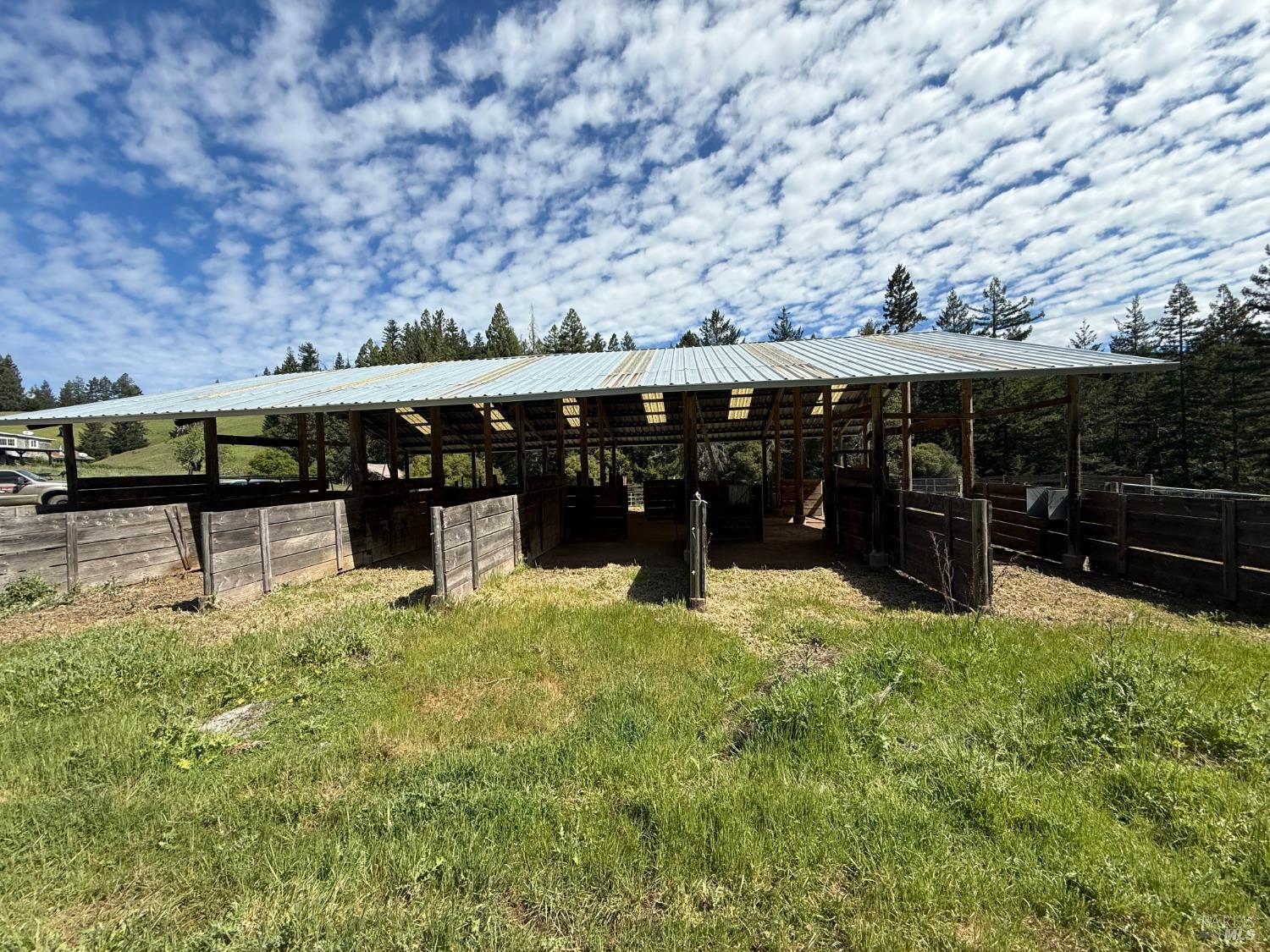 13333 Low Gap Road Ukiah, CA 95482 - Photo 44 of 50 a backyard with table and chairs