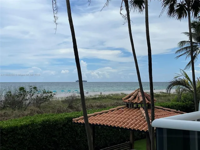 a view of a city with the ocean view