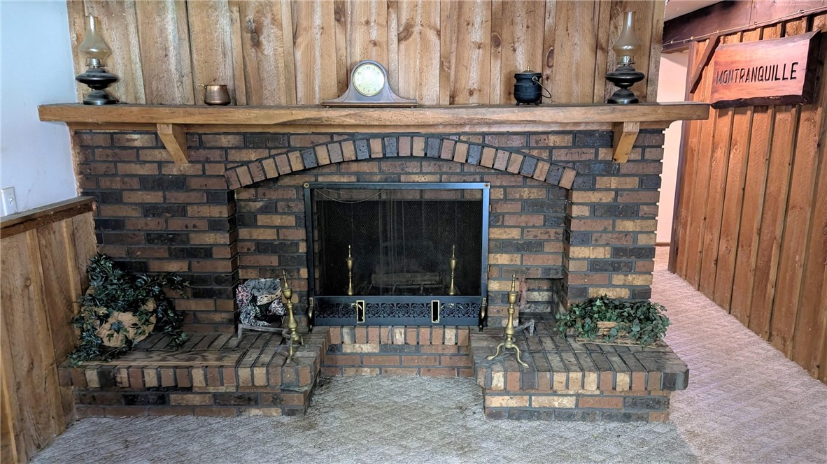 158 Cross Road Otego, NY 13825 - Photo 36 of 50 Another beautiful brick fireplace located downstai