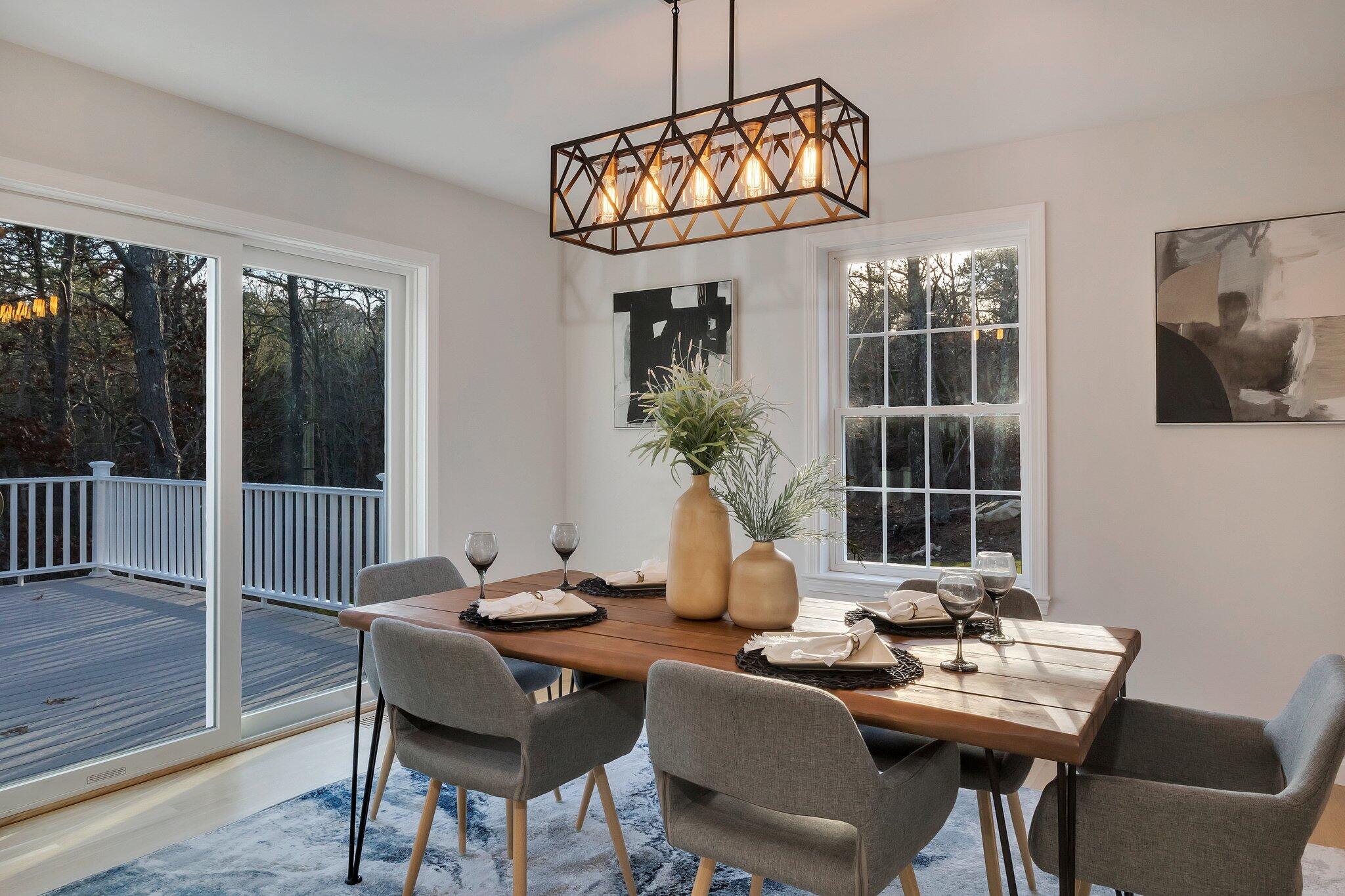 41 Dromoland Lane Cummaquid, MA 02630 - Photo 17 of 60 Dining room view to deck