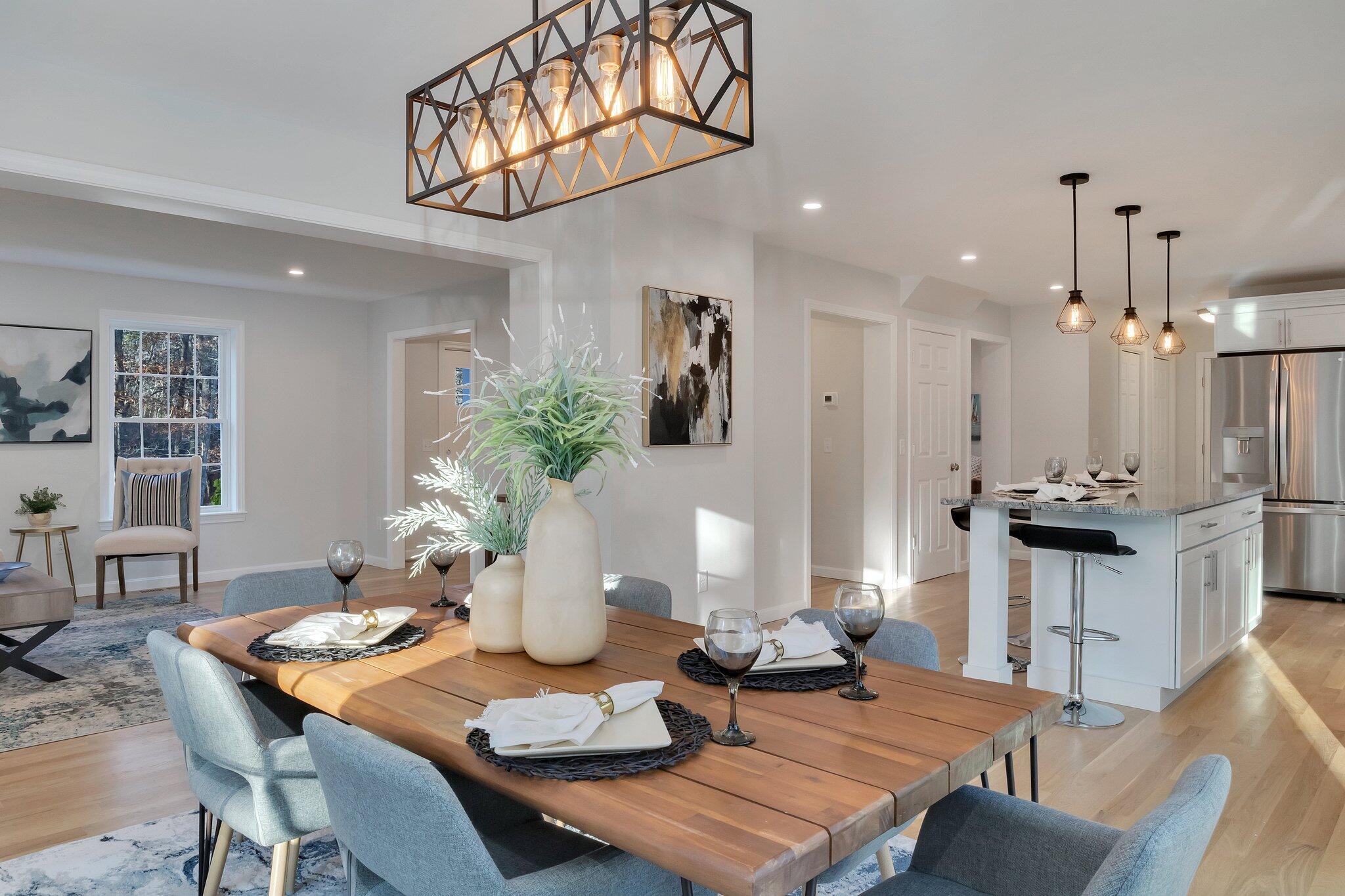 41 Dromoland Lane Cummaquid, MA 02630 - Photo 19 of 60 Dining room view to LR & Kitchen