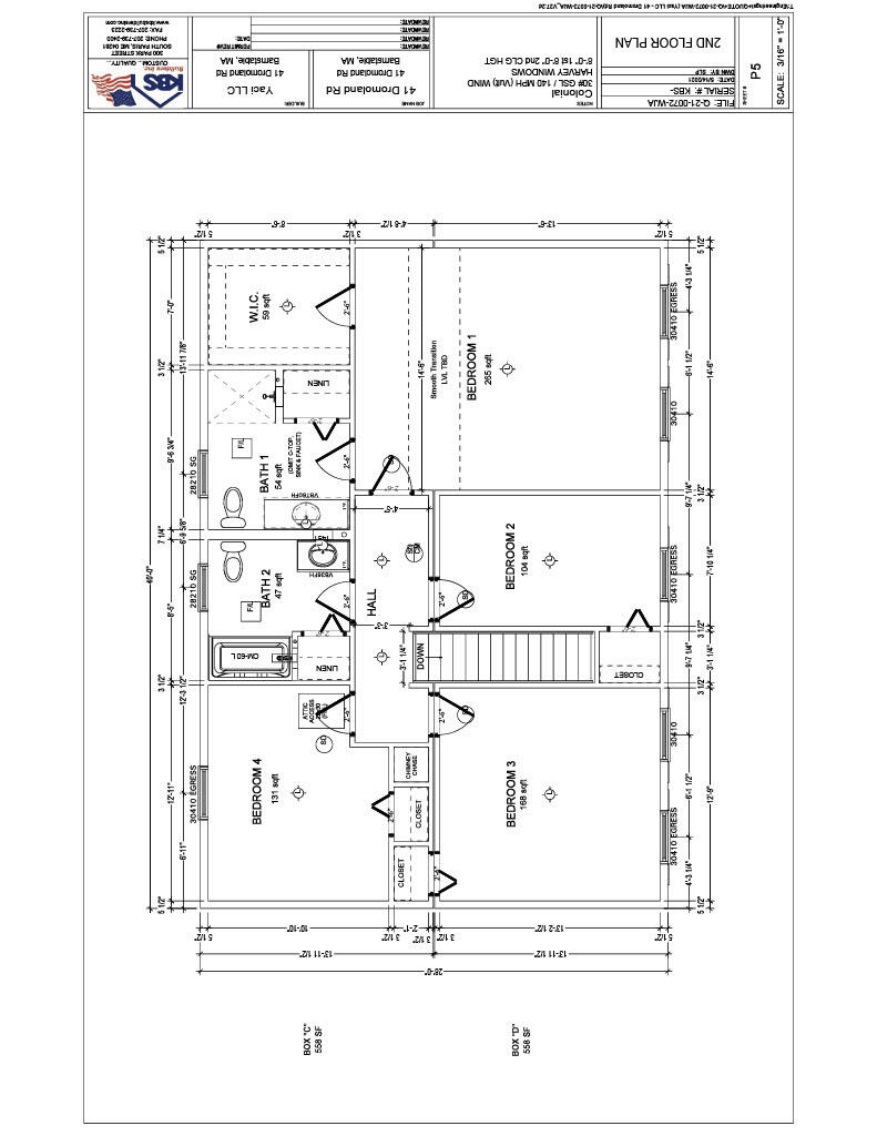 41 Dromoland Lane Cummaquid, MA 02630 - Photo 59 of 60 Floor Plan 2nd Floor