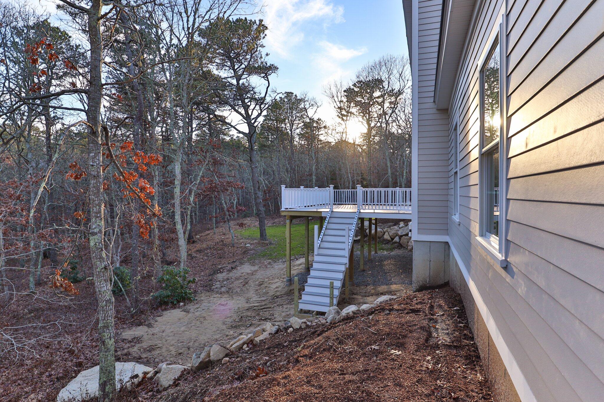 41 Dromoland Lane Cummaquid, MA 02630 - Photo 48 of 60 View of back yard from side of home