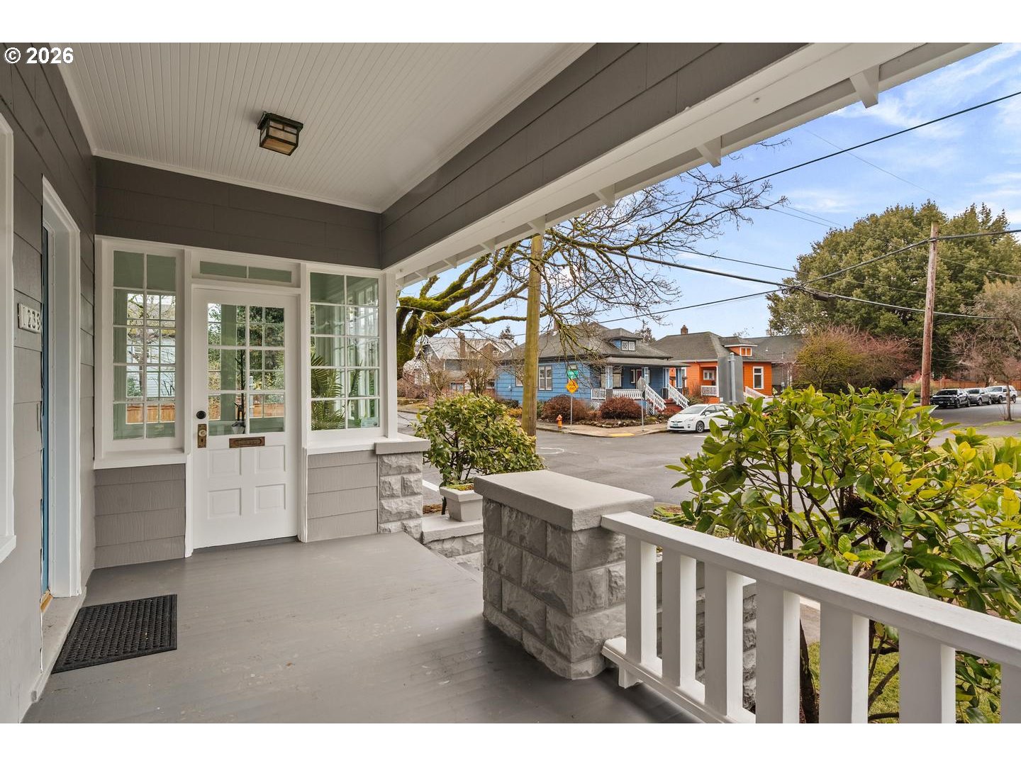 1239 Northeast Sumner Street Portland, OR 97211 - Photo 3 of 48 a view of a porch with furniture