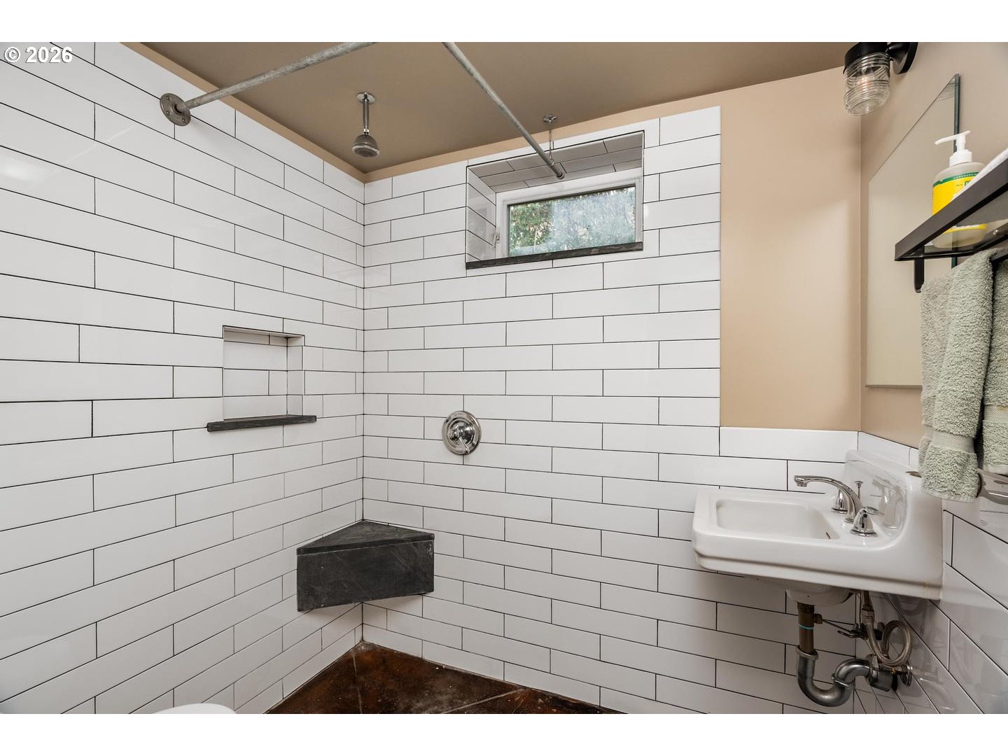 1239 Northeast Sumner Street Portland, OR 97211 - Photo 39 of 48 a bathroom with a sink and a mirror