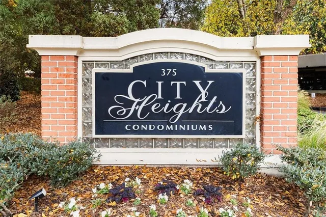 a sign on the side of a building