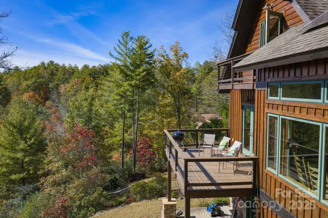 a view of a lake with a mountain in the background