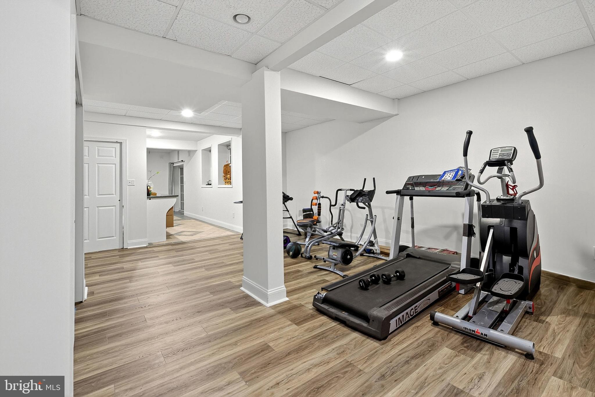 195 Hunters Run Swedesboro, NJ 08085 - Photo 73 of 83 Basement Gym Area